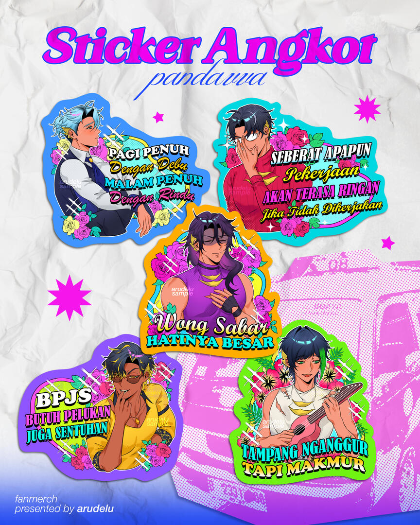Sticker Angkot Pandavva (2026)